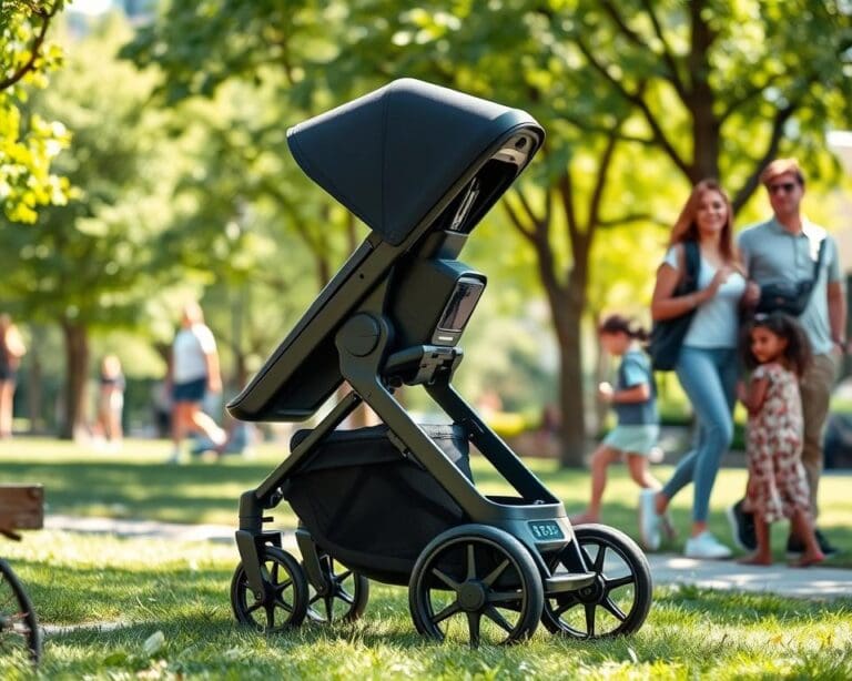 Elektrische Kinderwagen mit Motorunterstützung