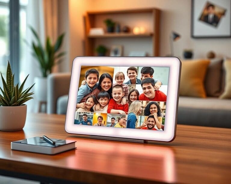 Elektronische Fotorahmen mit WLAN