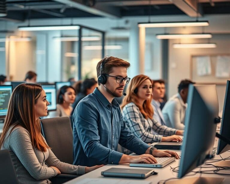 Helpdesk-Techniker: Unterstützung für Endnutzer bei IT-Fragen