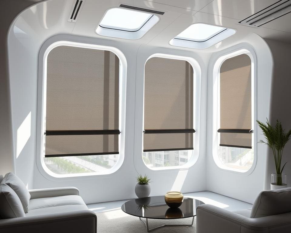 Smarte Fenster mit automatischer Verdunklung