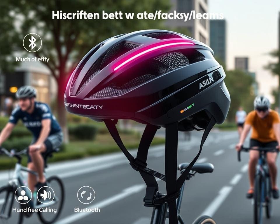 intelligente Fahrradhelm-Funktionen