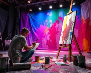 Bühnenmaler: Kreative Hintergründe für Theater und Film