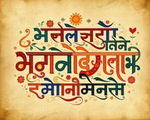 Das Geheimnis der Devanagari-Schrift entschlüsselt