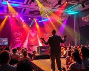 Eventmoderator: Unterhaltung und Information auf der Bühne