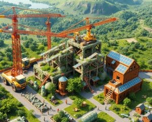 Können Recyclingmethoden die Bauindustrie nachhaltiger machen?