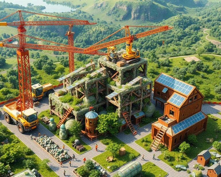 Können Recyclingmethoden die Bauindustrie nachhaltiger machen?