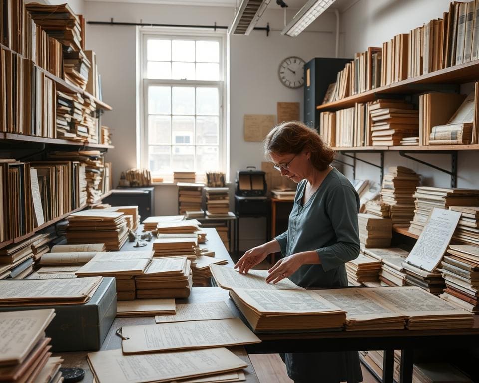 Konservierungstechniken für historische Dokumente