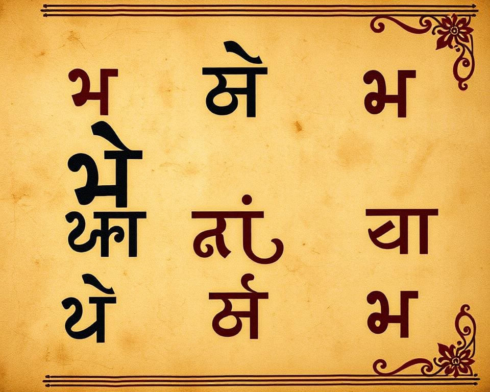 Merkmale der Devanagari