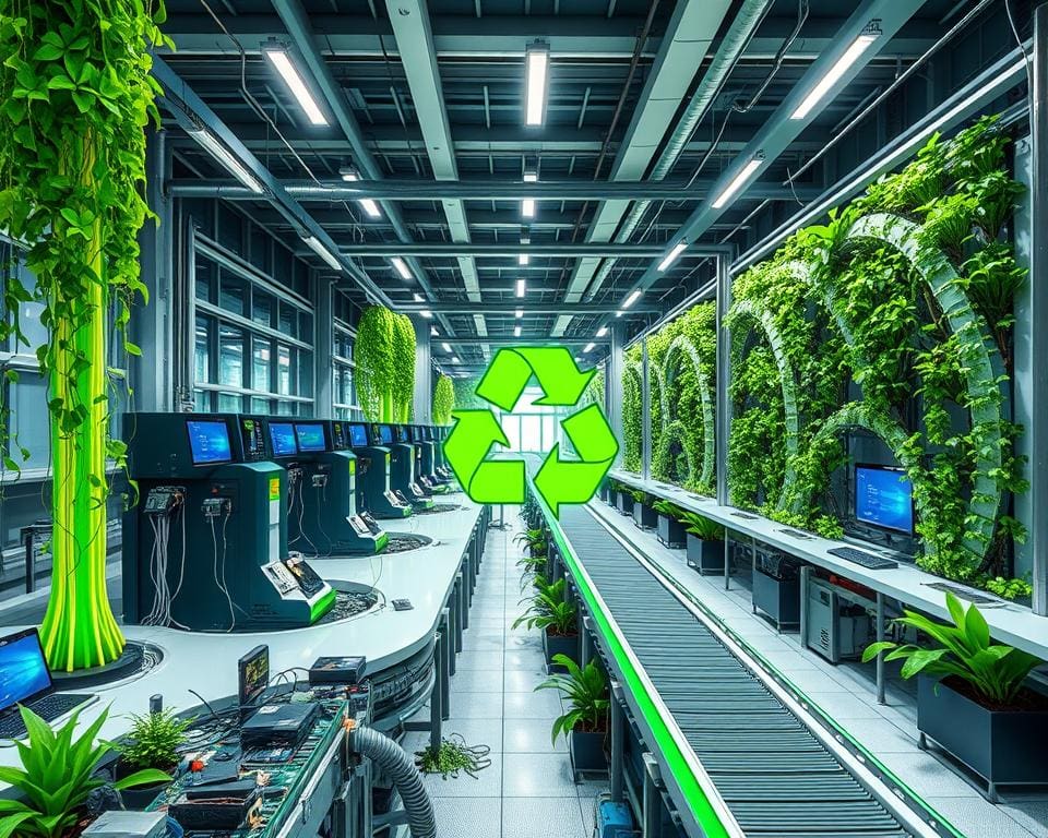 Recyclingtechnologien in der Elektronikproduktion