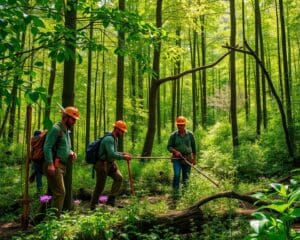 Waldarbeiter: Nachhaltige Waldpflege und Forstwirtschaft