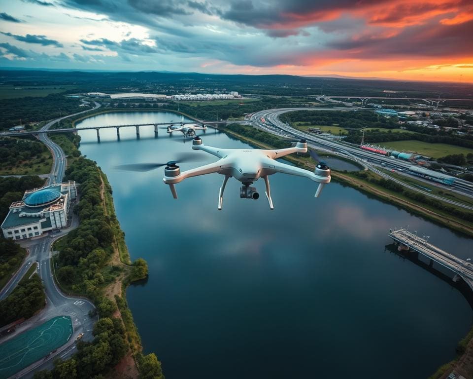 Wassermanagement Drohnentechnologien