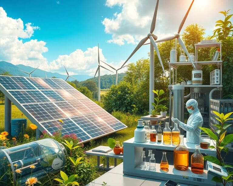 Wie beeinflusst Chemietechnologie die Entwicklung erneuerbarer Energien?