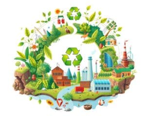 Wie beeinflusst Recycling die Kreislaufwirtschaft?