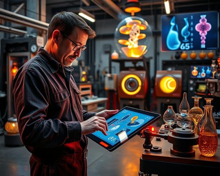 Wie beeinflusst die Digitalisierung die traditionelle Glasherstellung?