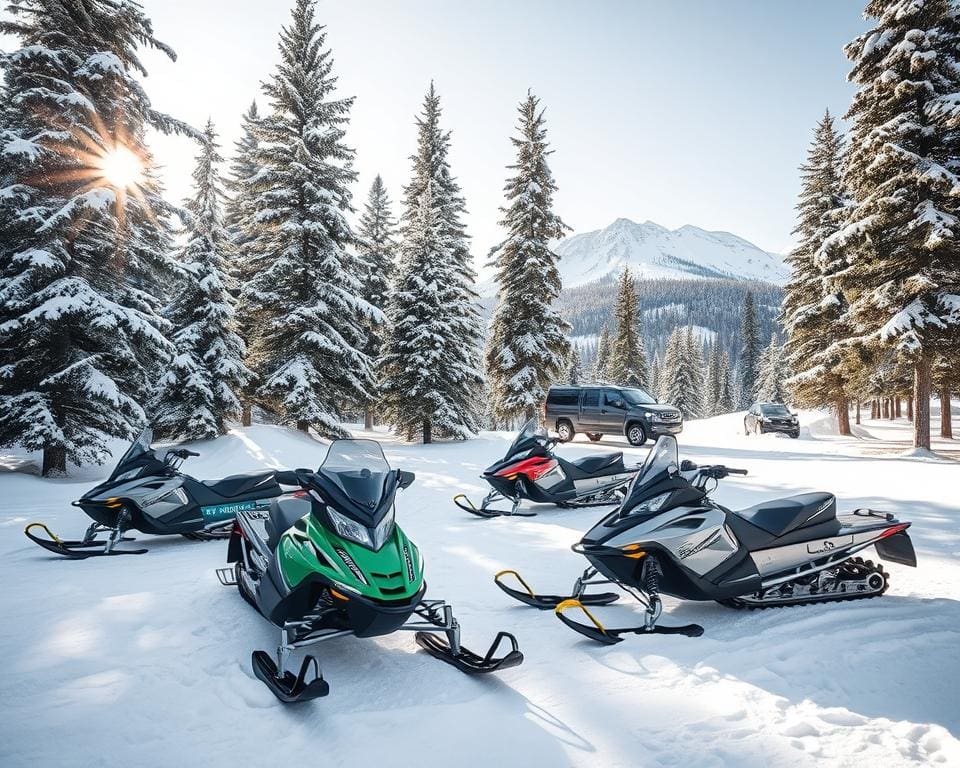 Elektrische Schneemobile für umweltfreundlichen Wintersport