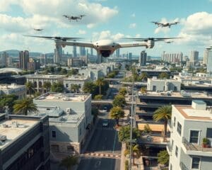 Elektrische Transportdrohnen für den Warenverkehr