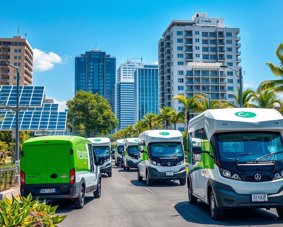 Elektrische Transporter für nachhaltige Lieferketten