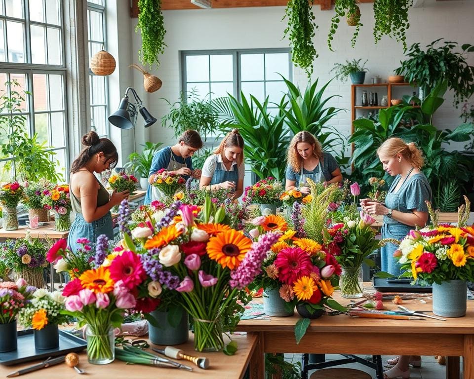 Floristikworkshops Kreativität teilen