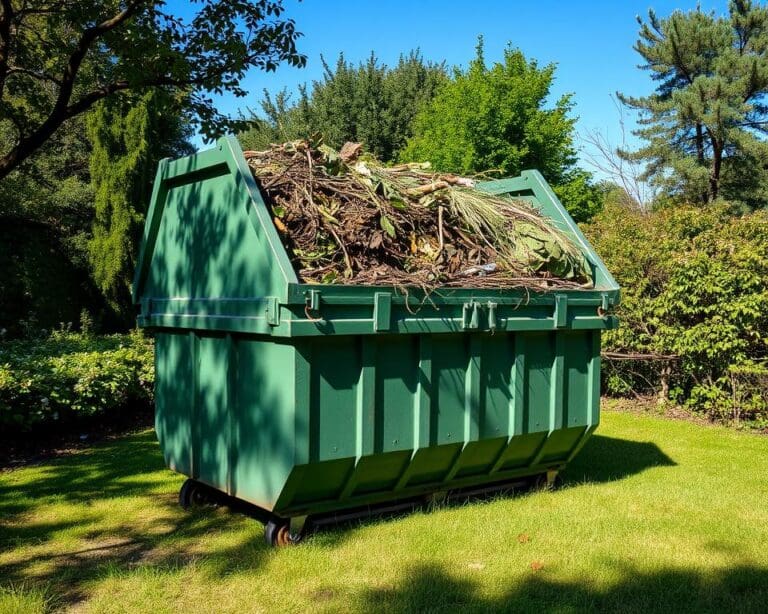 Gartenabfall entsorgen: 7m³ Absetzmulde von Henry Dohrn