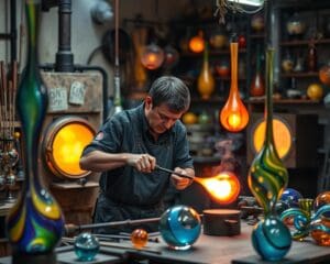 Glasbläsermeister: Kunstwerke aus Glas mit Präzision gestalten