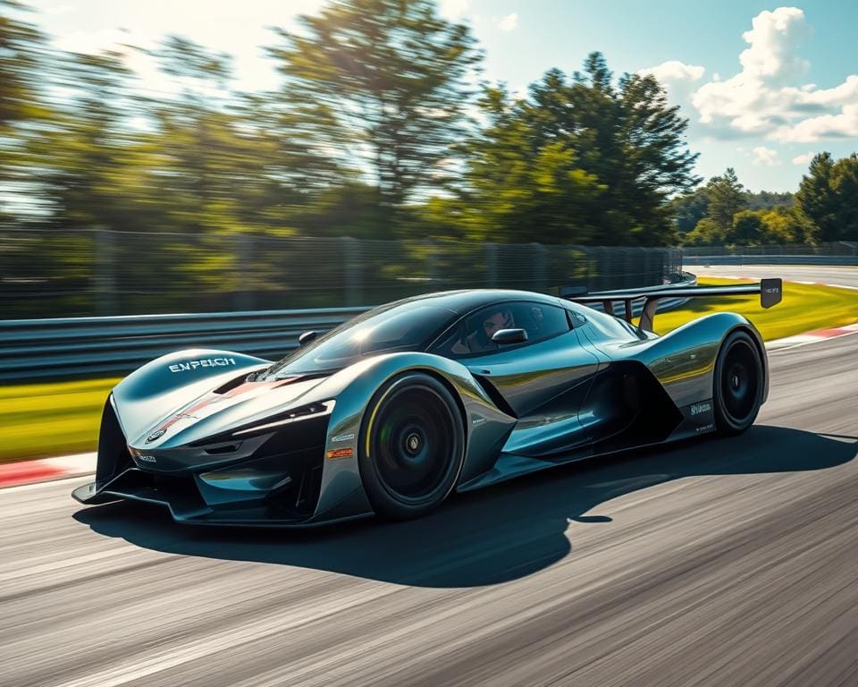 Hybrid-Rennwagen für emissionsfreien Motorsport