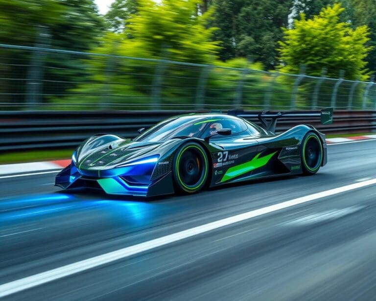 Hybrid-Rennwagen für emissionsfreien Motorsport