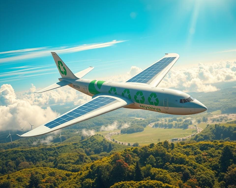 Nachhaltige Flugzeugindustrie Herausforderungen