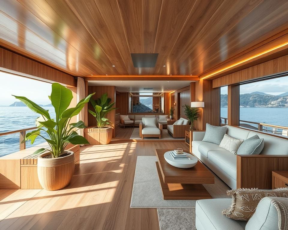 Nachhaltige Yacht Innenausstattung