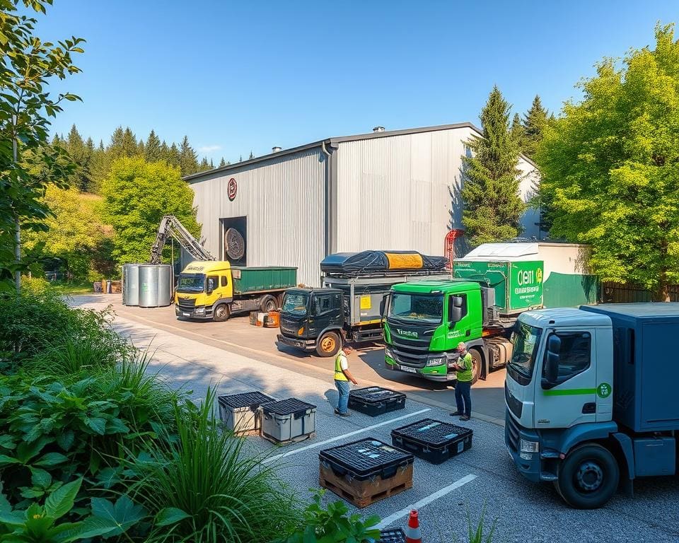 Recycling von Akkus in modernen Elektro-Lkw