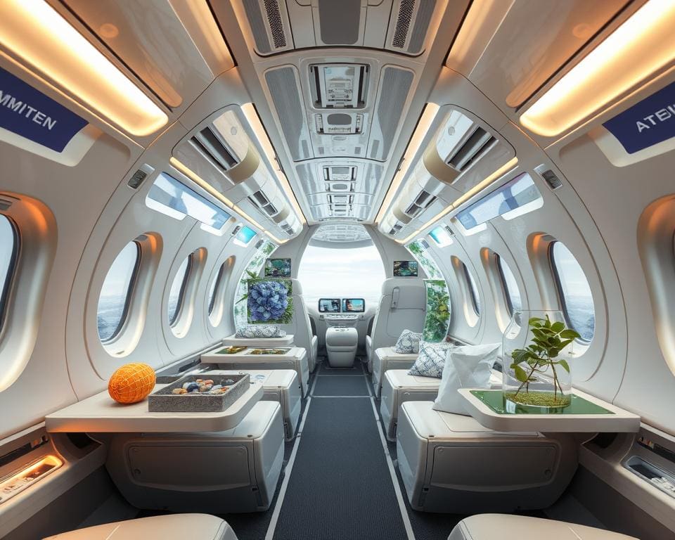 Recyclingfähige Bauteile in modernen Flugzeugen