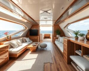 Recyclingfreundliche Innenmaterialien in Yachten