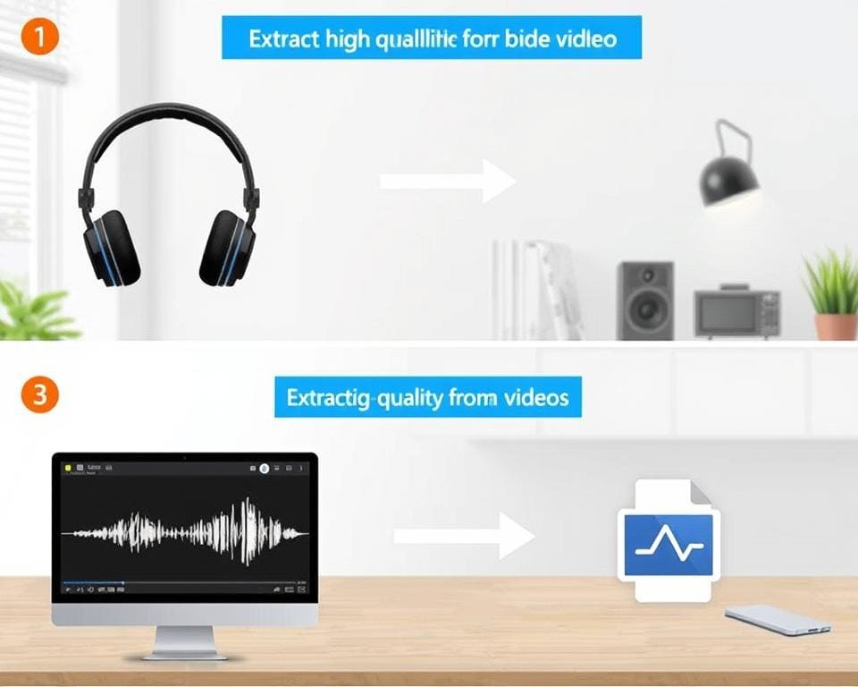 Schritt-für-Schritt-Anleitung Audioextraktion