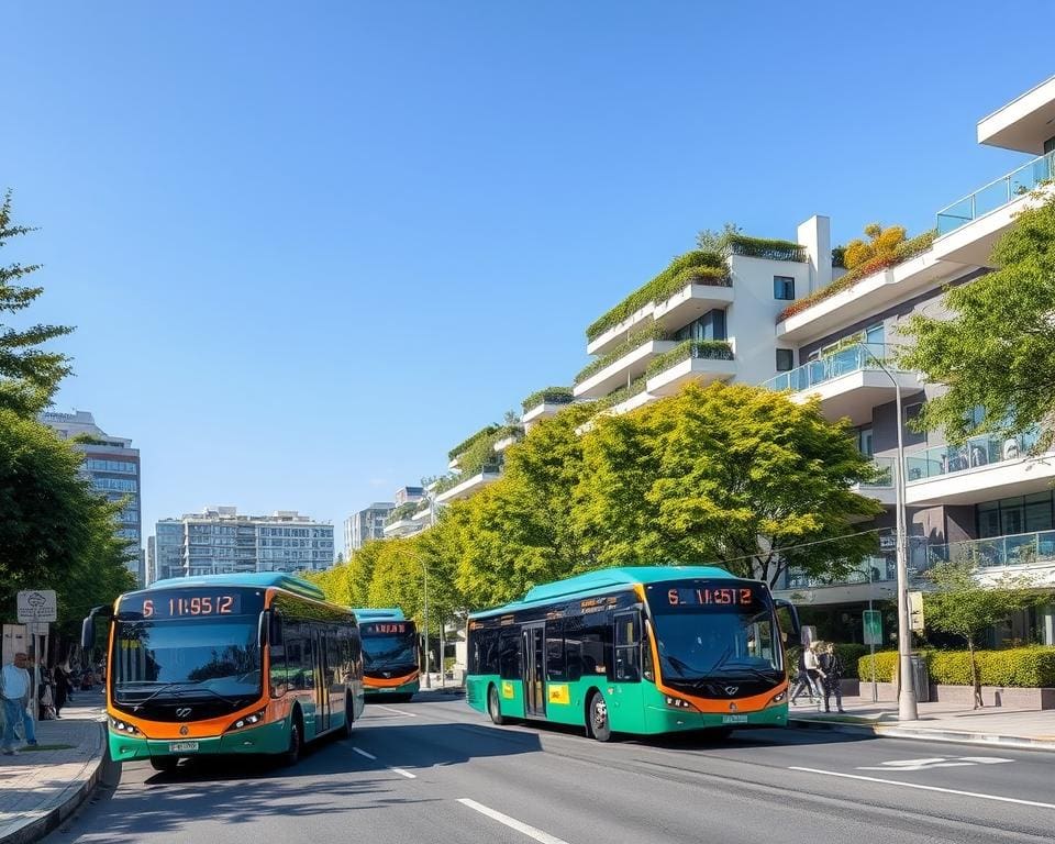 Solarbetriebene Stadtbusse für eine grüne Zukunft