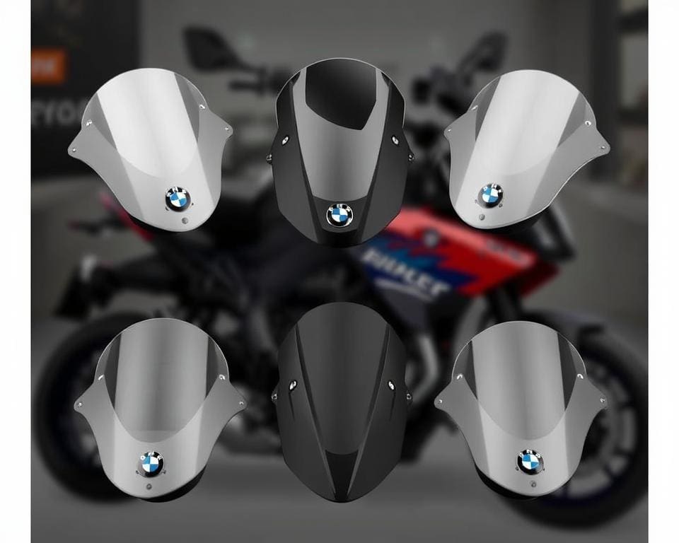 Verstellbare BMW-Motorradscheiben im Überblick