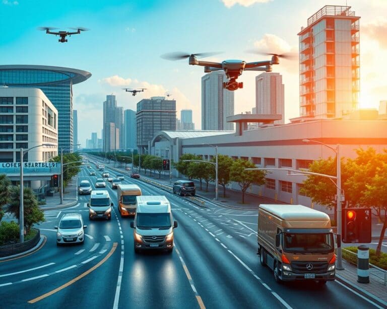 Wie verbessert IoT die Logistik in Smart Cities?