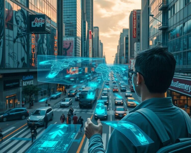 Wie wird Augmented Reality für Navigationstools eingesetzt?