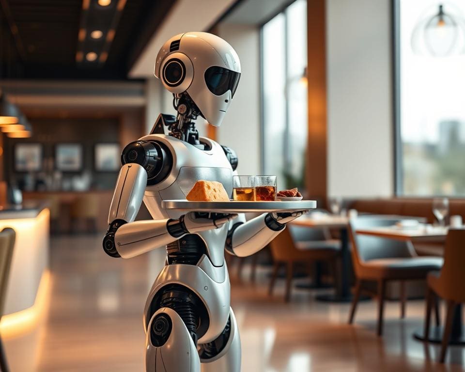 Roboter-Kellner in der Gastronomie