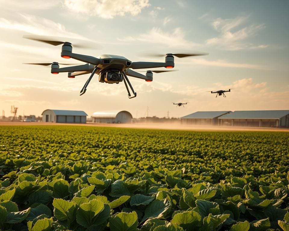 Technologische Innovation in der Landwirtschaft mit Drohnen