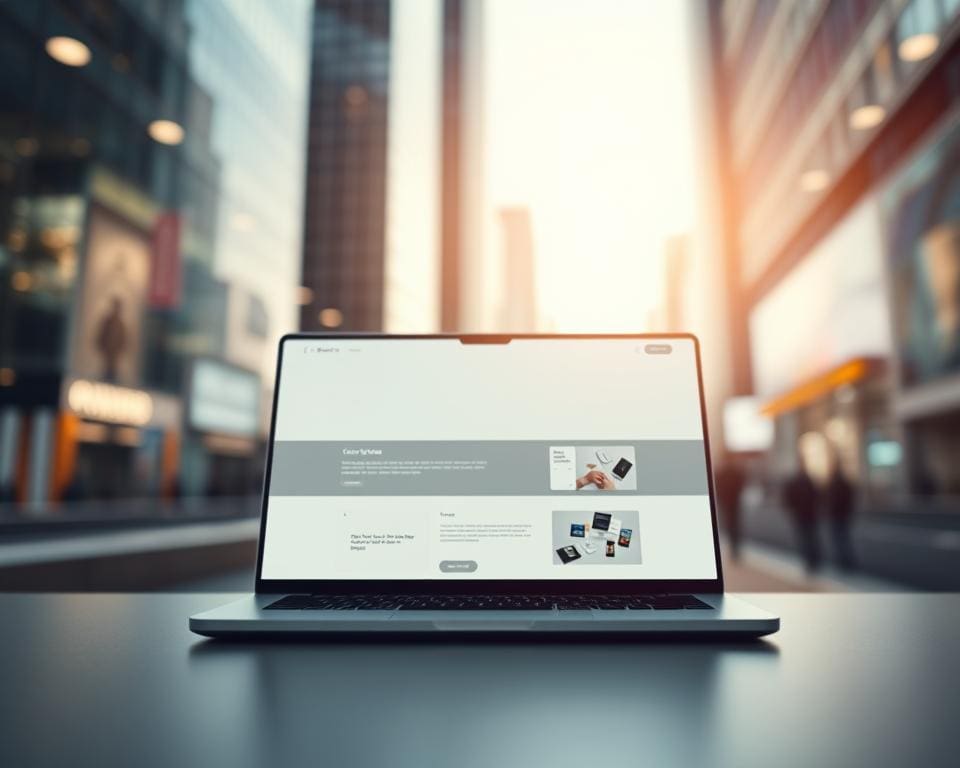 modernes Webdesign