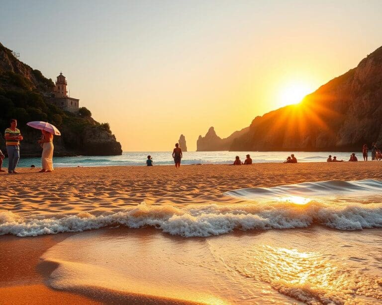 Was begeistert an Stränden in Süditalien?