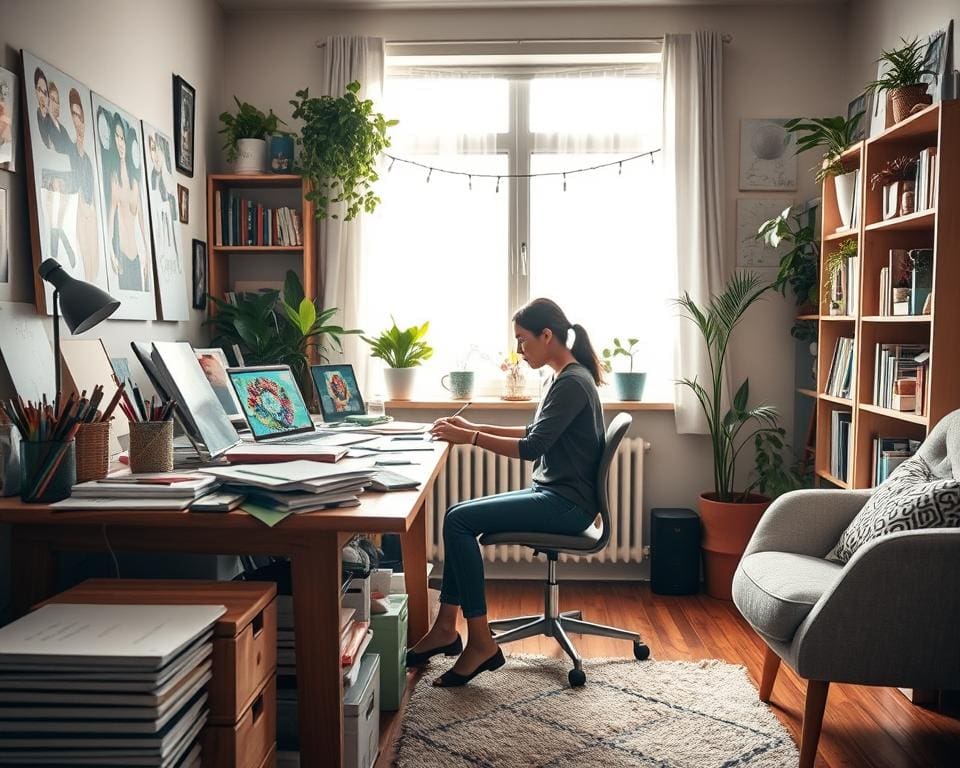 Wie entwickelst du kreative Routinen zu Hause?