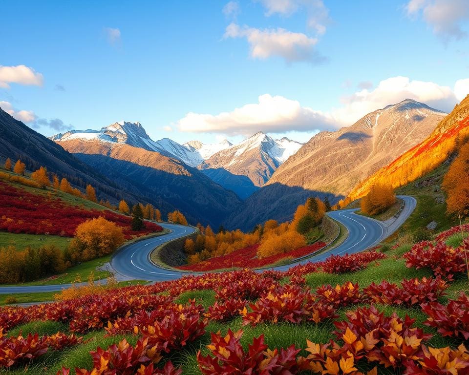 Wie erlebt man Alpenpässe im Herbst?