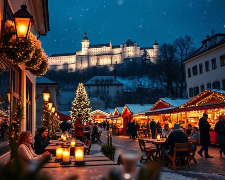 Wie erlebt man Weihnachtsromantik in Salzburg?