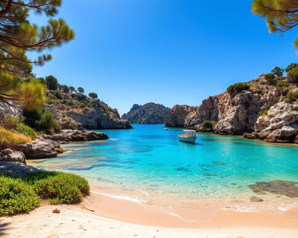 Wie findet man schöne Badebuchten auf Mallorca?