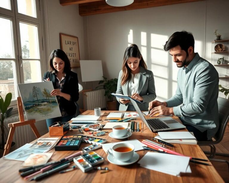 Wie hilft kreatives Arbeiten beim Abschalten?