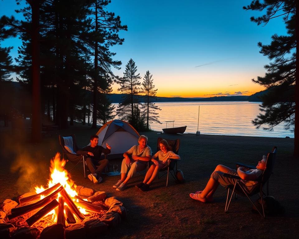 Wie plant man Camping am See?