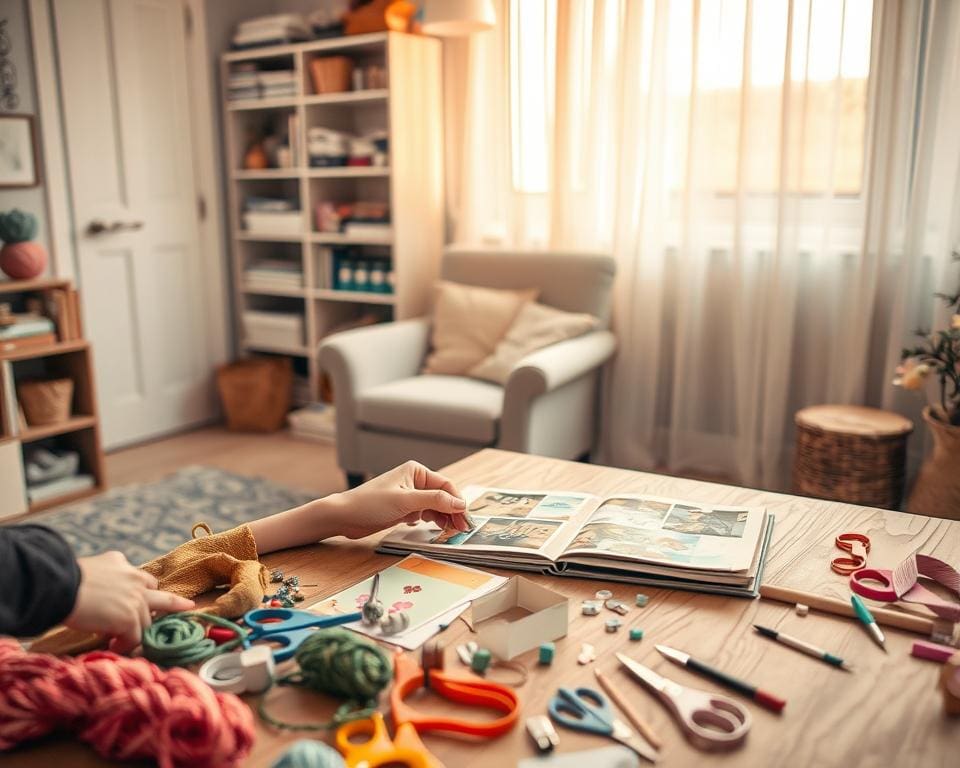 Wie unterstützt Basteln und Gestalten mentale Ruhe?