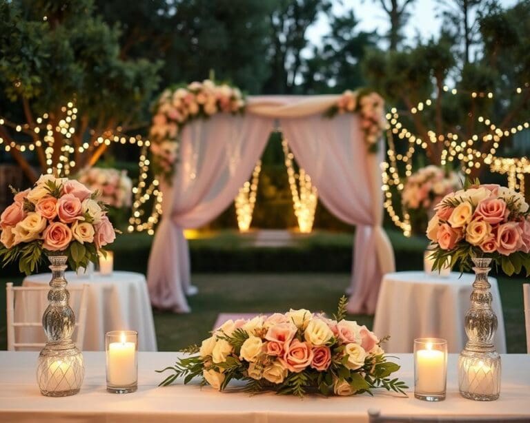 Was leistet ein Dekorationsservice für Hochzeiten?