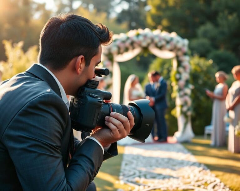 Wie arbeitet ein Hochzeitsfotograf professionell?