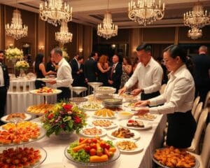 Wie unterstützt ein Eventcaterer Feiern?